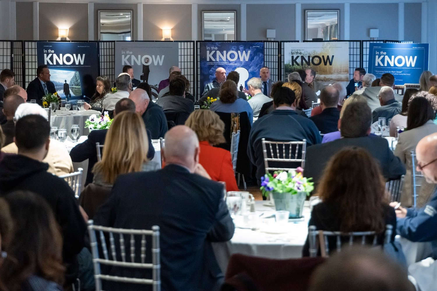 The banquet room at Bernie's was filled to capacity at the March 24 Economic Summit sponsored by the Partnership for Economic Development.